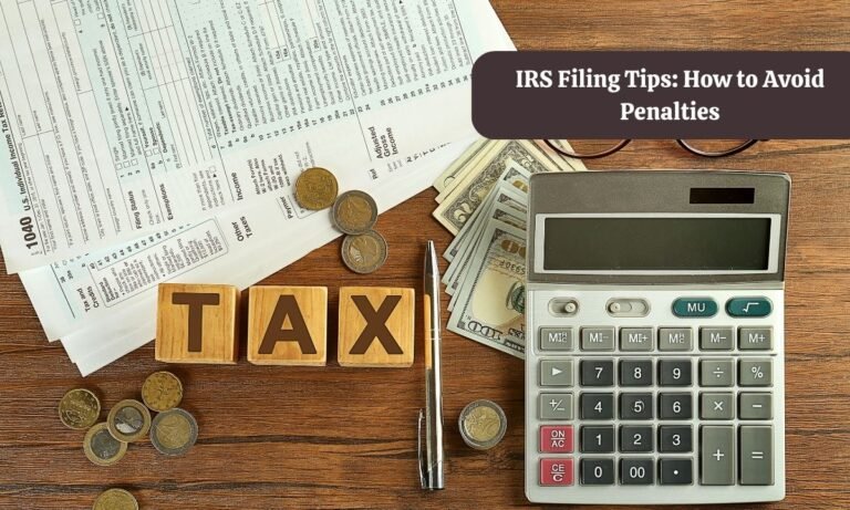 IRS Filing Tips: How to Avoid Penalties